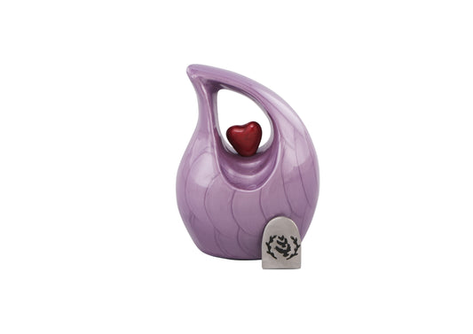 Urns of dignity keepsake Cremation Urn for Human Ashes – Keepsake Urn for Funeral, Columbarium or Home, Cremation Urns for Human Ashes. (Purple KS1)